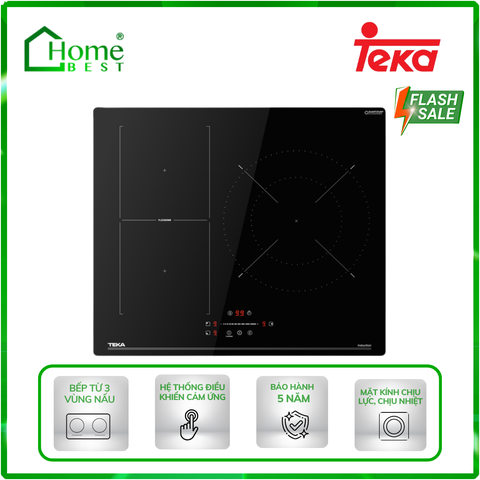 Bếp từ 3 vùng nấu Teka IBF 63210 SSM BK