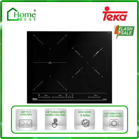 Bếp từ 3 vùng nấu Teka ITF 65320 BK MSP