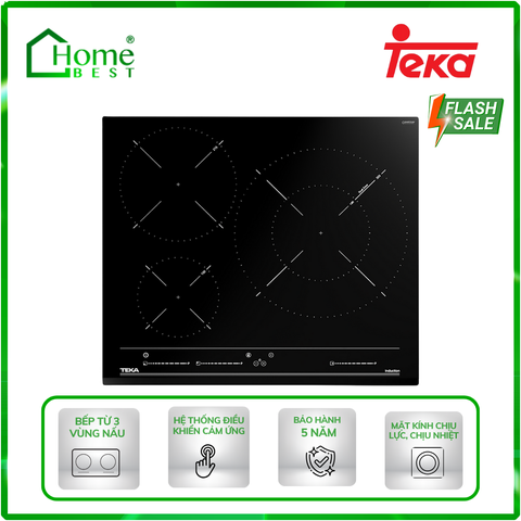 Bếp từ 3 vùng nấu Teka IZC 63320 BK MSS