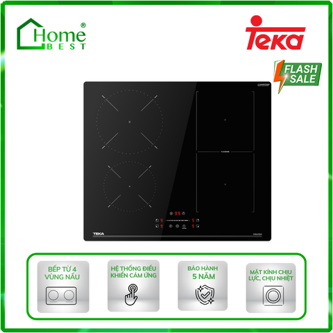 Bếp từ 4 vùng nấu Teka IBF 64210 SSM BK