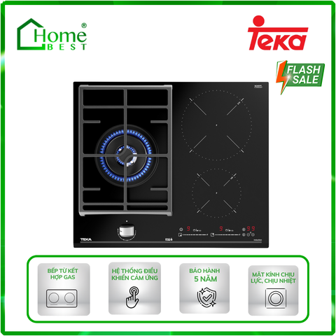 Bếp từ kết hợp gas Teka JZC 63312 ABN BK