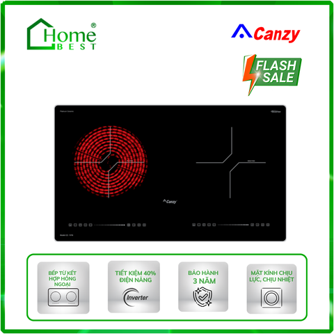 Bếp từ kết hợp hồng ngoại Canzy CZ 75T8