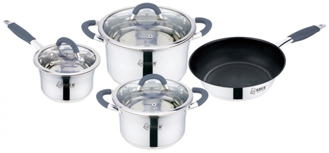 Bộ nồi inox 4 món Arber BROWN