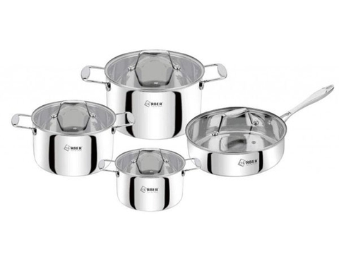 Bộ nồi inox 4 món Arber ABLUXURY03