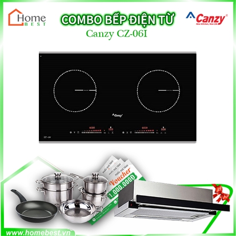 (Combo) Bếp từ đôi Canzy CZ-06I