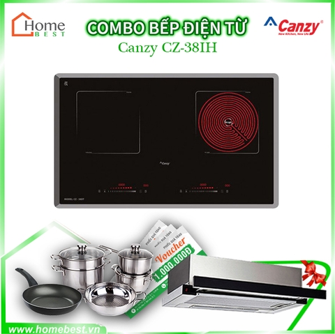 (Combo) Bếp từ kết hợp hồng ngoại Canzy CZ-38IH