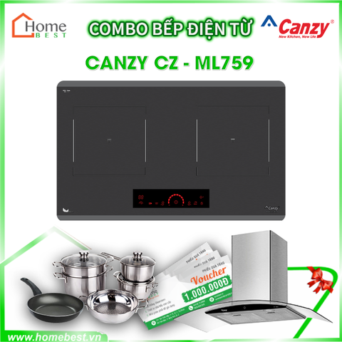 (Combo) Bếp từ đôi Canzy CZ-ML759