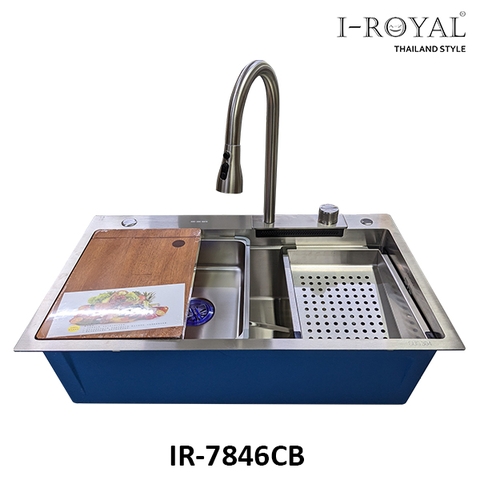 Combo Chậu vòi rửa chén 7846 INOX 304 I-ROYAL IR-7846CB 304