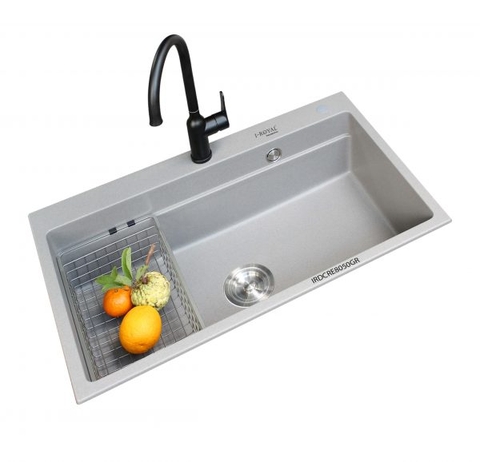 Chậu rửa 1 hộc đá nhân tạo I-Royal IRDCRE-8050GR