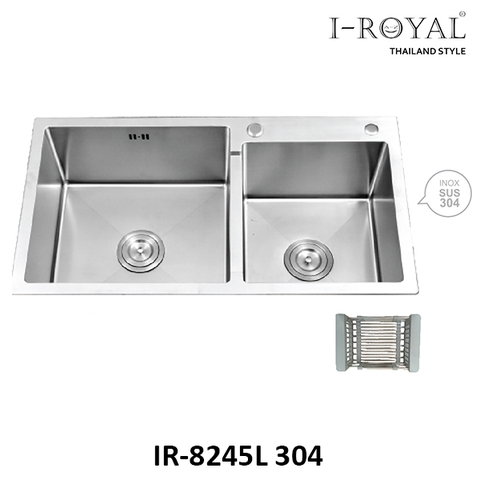 CHẬU RỬA CHÉN BÁT INOX 304 ĐÚC IR-8245L 304
