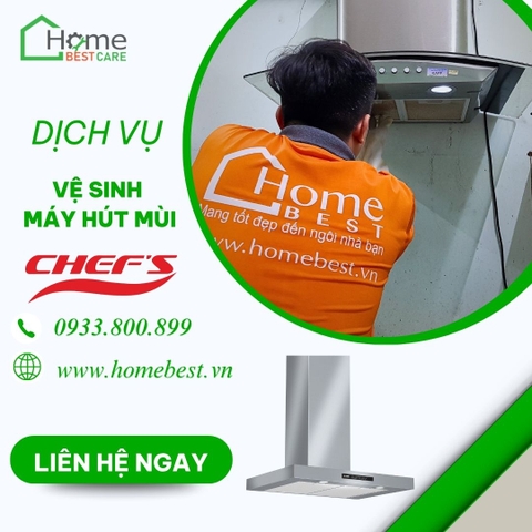 Vệ sinh máy hút mùi Chefs