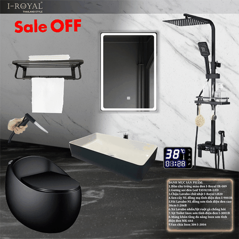 Combo thiết bị vệ sinh 9 món - Combo 18