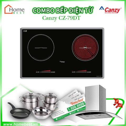 (Combo) Bếp từ kết hợp hồng ngoại Canzy CZ-79DT