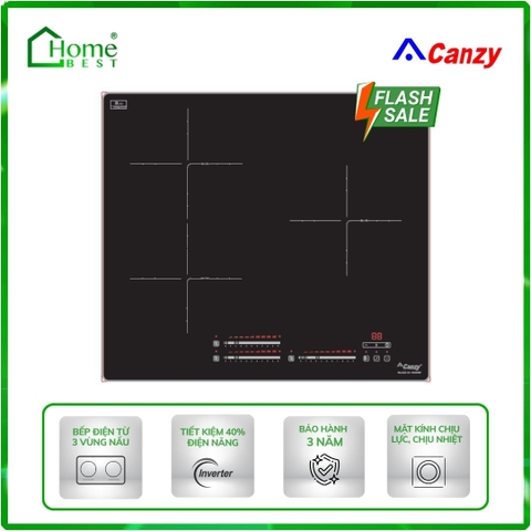 Bếp từ 3 vùng nấu Canzy CZ-656HNT