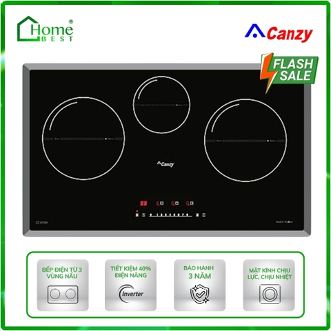 Bếp điện từ 3 vùng nấu Canzy CZ-67GH