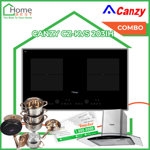 (Combo) Bếp từ kết hợp hồng ngoại Canzy CZ-KVS203IH