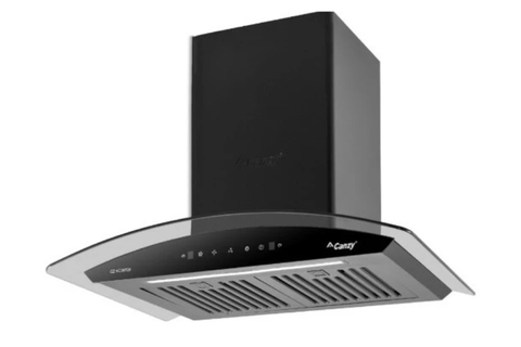 Máy hút khói, hút mùi kính cong Canzy CZ KC3870B ( điều khiển cảm ứng vẫy tay )