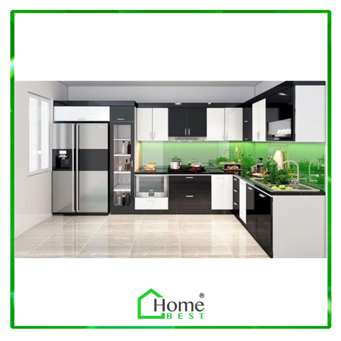 Tủ bếp nhựa phủ Laminate