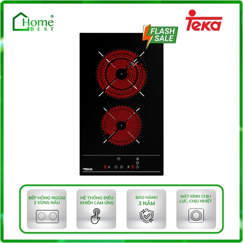 Bếp hồng ngoại đôi Domino Teka TZC 32320 TTC BK