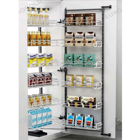 Tủ kho inox nan dẹt 6 tầng cánh mở Eurogold EPL80645