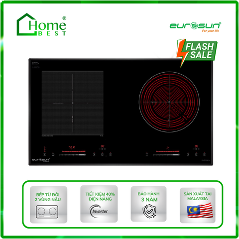 Bếp từ kết hợp hồng ngoại Eurosun EU-TE799Pro