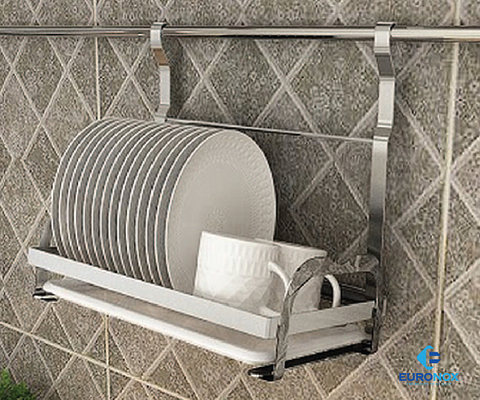 Giá bát đĩa treo ngoài nan dẹt Euronox EN6