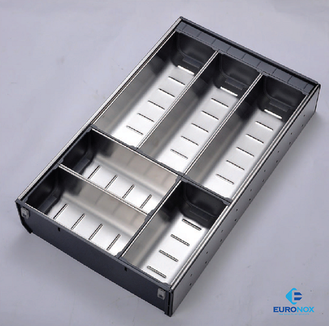 Khay chia thìa nĩa inox Euronox EU1-45A.304/ 50A.304