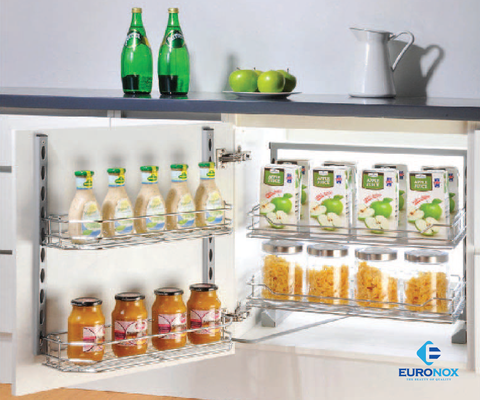 Tủ kho nan cánh mở 2 tầng Euronox EU3