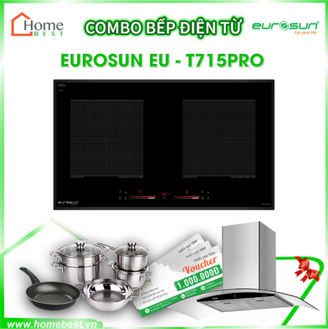 (Combo) Bếp từ đôi Eurosun EU-T715Pro