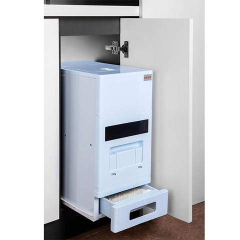 Thùng gạo nhựa ABS cao cấp, cánh kéo/mở Garis GR.30