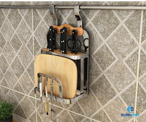 Giá dao thớt treo ngoài nan dẹt Euronox EN4