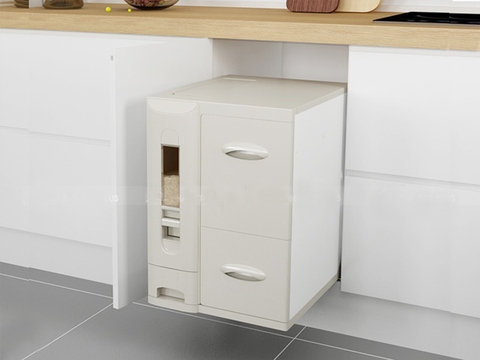 Thùng gạo âm tủ Eurogold B45