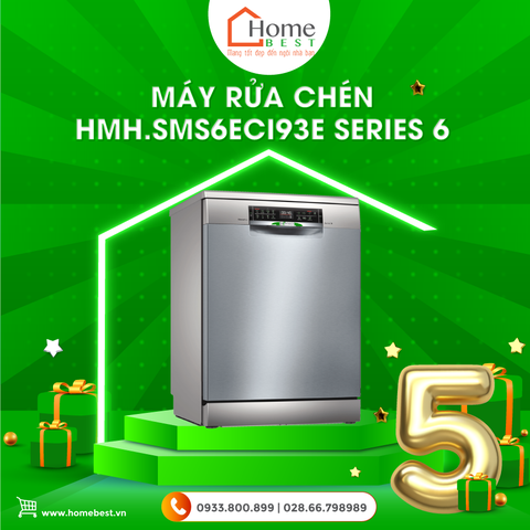 Máy rửa chén bát  Bosch SMS6ECI93E Series 6