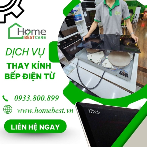 Thay mặt kính bếp điện từ Kanzler
