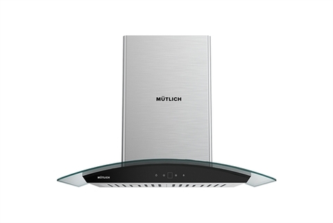 Máy hút khói, hút mùi kính cong Mutlich MHC687I