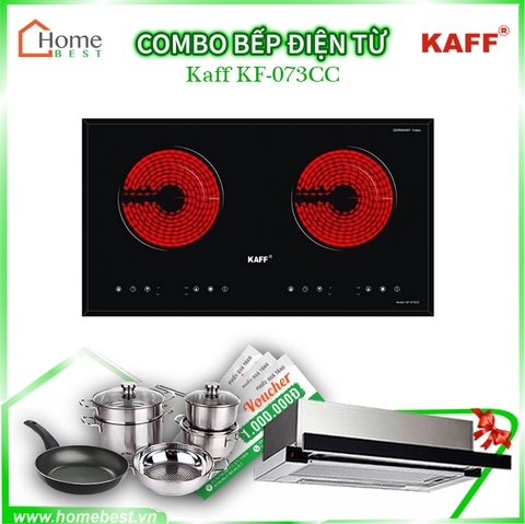 (Combo) Bếp hồng ngoại đôi Kaff KF-073CC