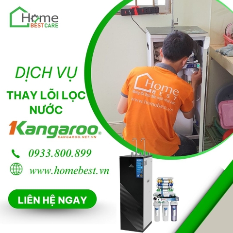 Dịch vụ thay lõi lọc nước Kangaroo