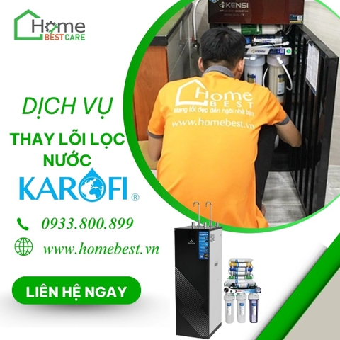 Dịch vụ thay lõi lọc nước Karofi