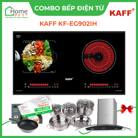 (Combo) Bếp từ kết hợp hồng ngoại Kaff KF-EG902IH