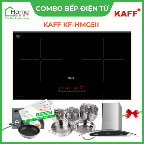 (Combo) Bếp từ đôi Kaff KF-HMG5II