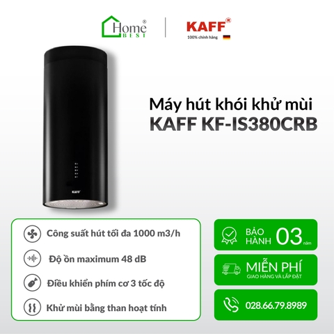 Máy hút khói, hút mùi đảo KAFF KF-IS380CRB