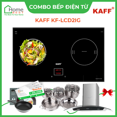 (Combo) Bếp từ đôi KAFF KF-LCD2IG
