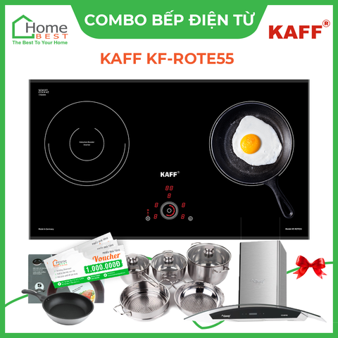 (Combo) Bếp từ đôi KAFF KF-ROTE55
