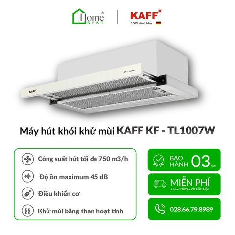 Máy hút khói, hút mùi âm tủ KAFF KF-TL1007W