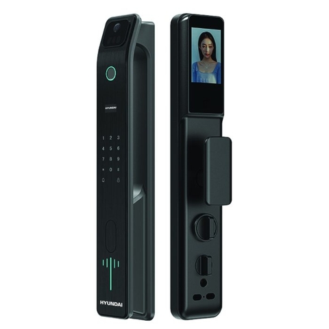 Khóa điện tử Hyundai Cửa Gỗ HY-SLA807F Black