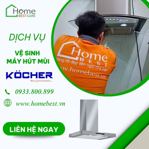 Vệ sinh máy hút mùi Kocher