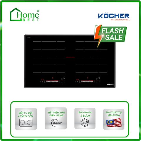 Bếp từ đôi Kocher DI-616 Plus