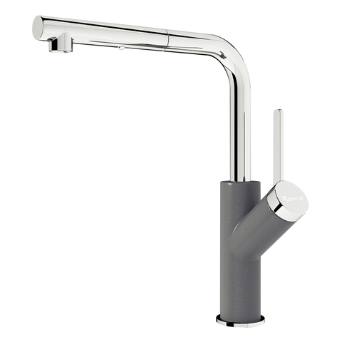 Vòi rửa Konox Artan Grey