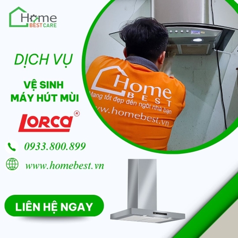 Vệ sinh máy hút mùi Lorca