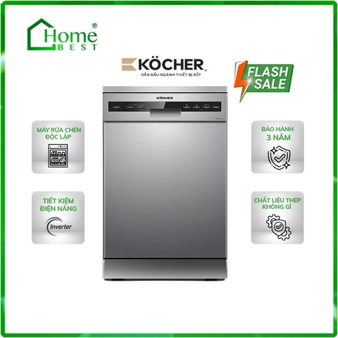 Máy rửa chén bát độc lập Kocher KDEU-8112
